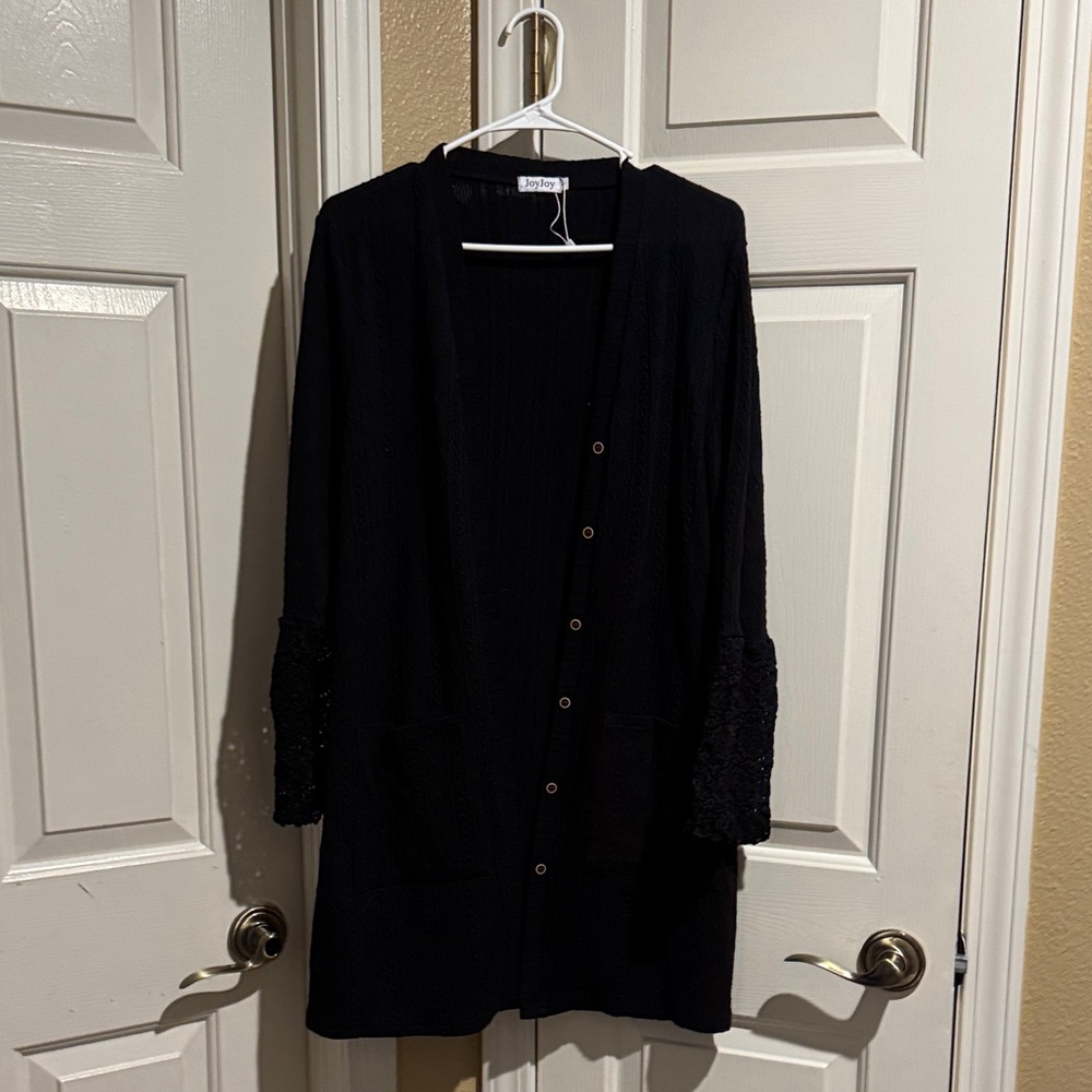 Joy Joy Black Women's Cardigan